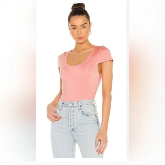 Alice + Olivia Jenara Cap Sleeve Bodysuit Size Small NWT - Picture 8 of 13